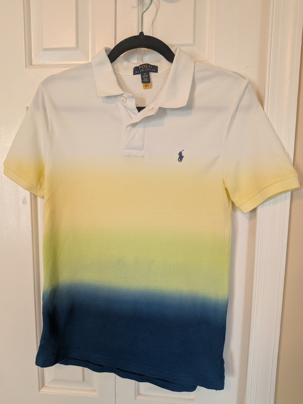 Polo by Ralph Lauren Boy's - Unique Ombre w/ Navy Pony Logo Short Sleeve (EUC)